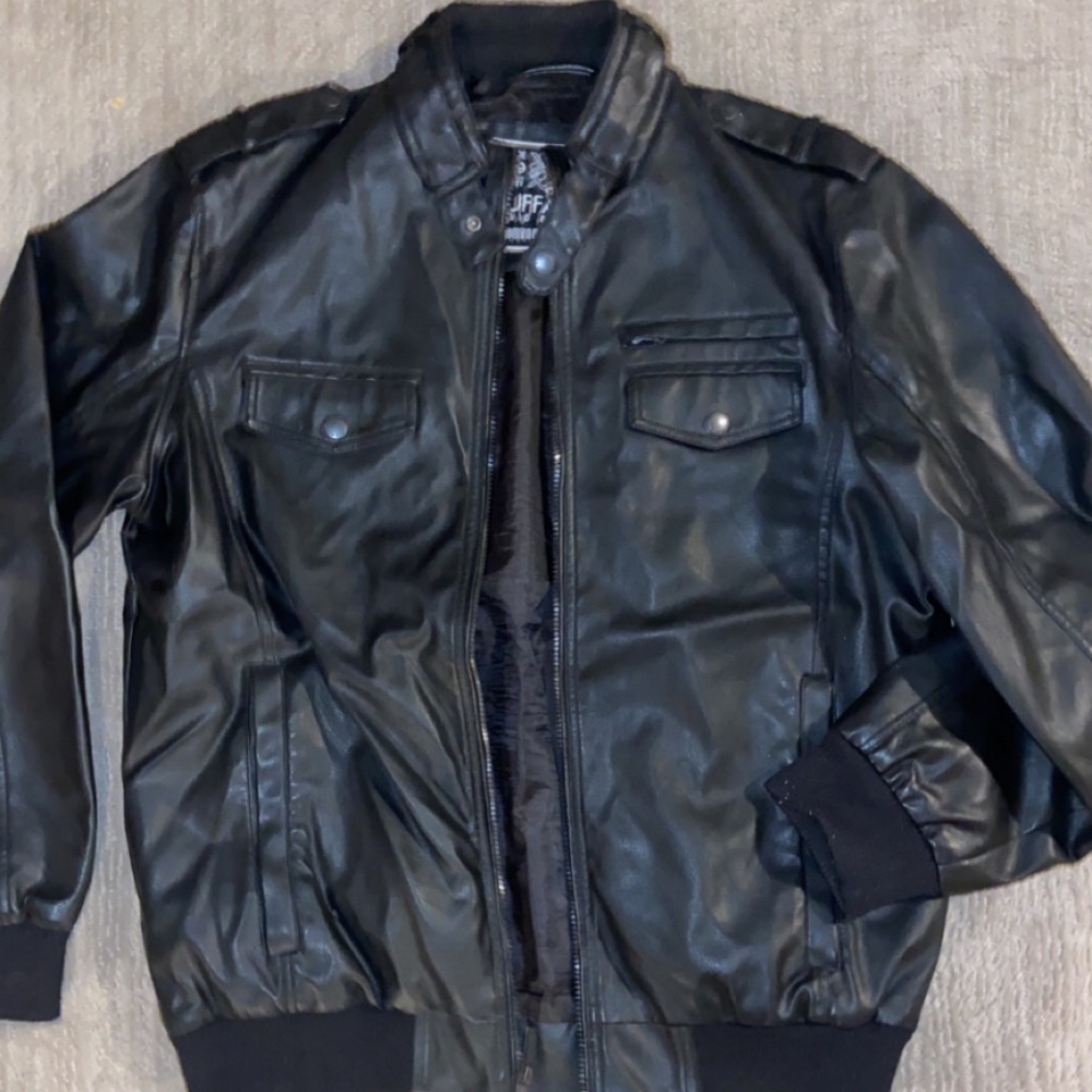 Men’s BUFFALO David Bitton Leather Jacket - L